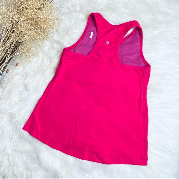 lululemon athletica Tops - Lululemon Deep V tank wet dry warm
in red